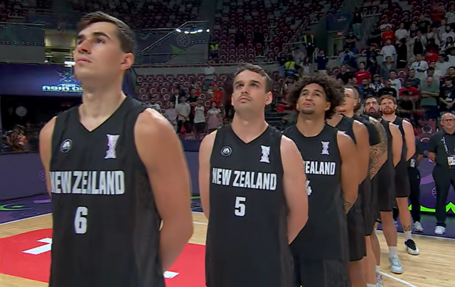 压新西兰队, 三分命中率